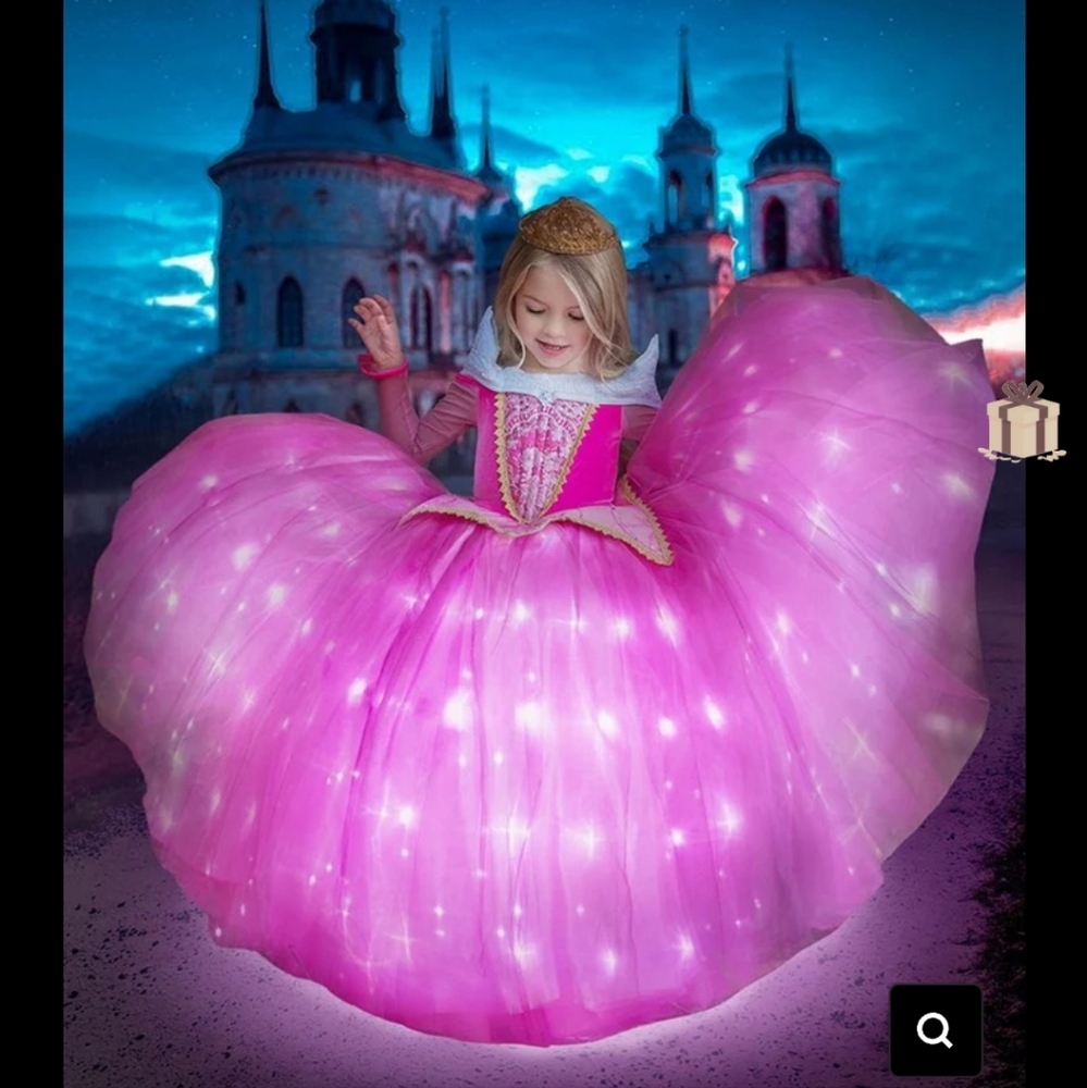 Light up Sleeping Beauty Dress 3T